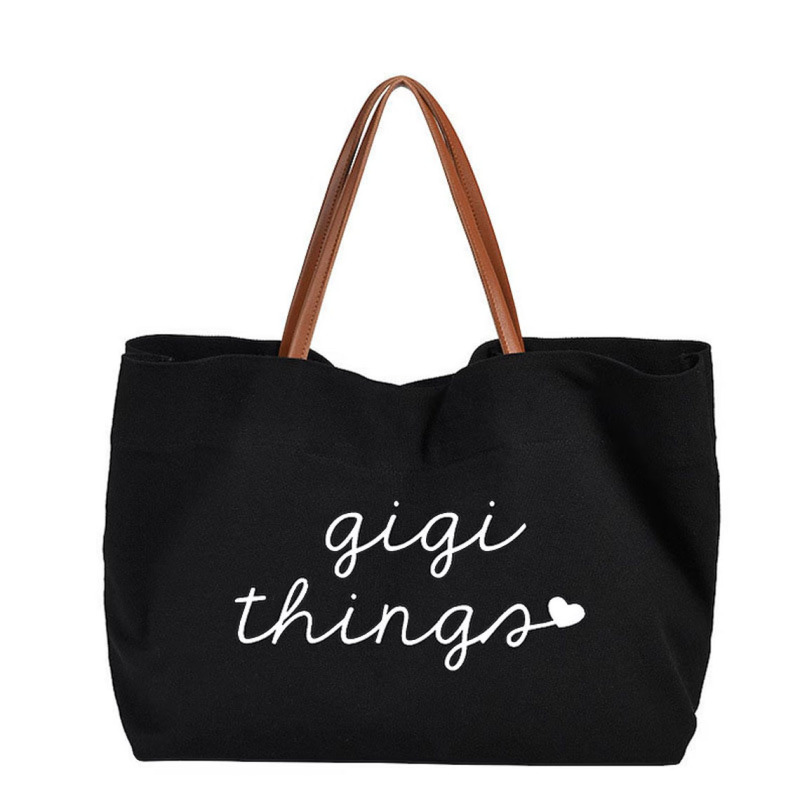 アマゾン速売通クロスボーダー热い贩売gigi things皮手提げキャンバス手提げ袋独身パーティー|undefined