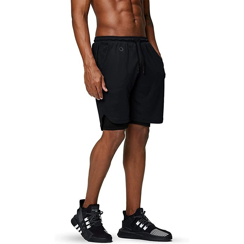 Men's Summer Fitness Shorts - Quick-Dry Anti-Reveal 5-Inch Workout Shorts With Modern Street Style_viptrois.com