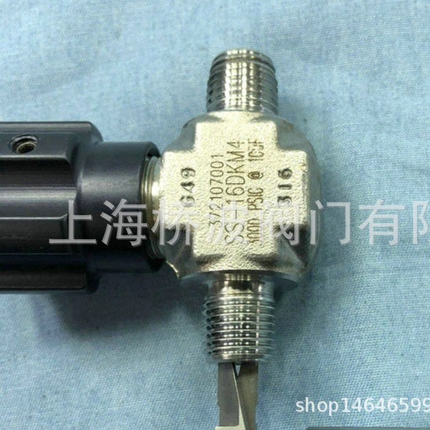 SS-16DKM4无旋转阀杆阀  Swagelok世伟洛克整体式阀帽1/4in角型