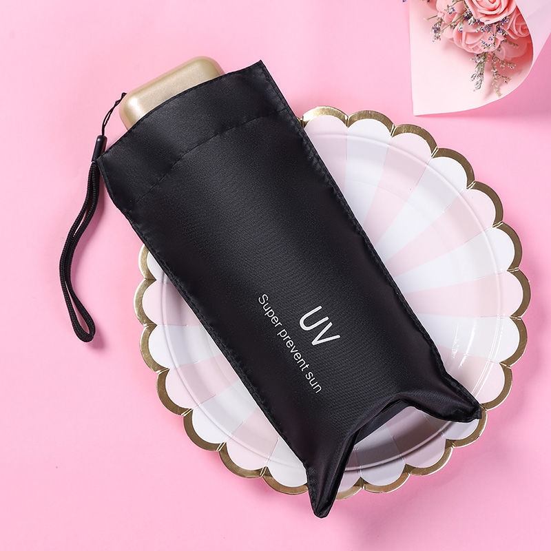 【5つ折り】傘カバー-黒