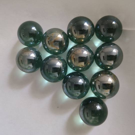 Glass beads 16MM colorful crystal marbles fish tank decoration bow bullet 14MM Game Machine Checkers yo-yo