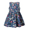 Summer dress, girl's skirt sleevless, small princess costume, Korean style, floral print