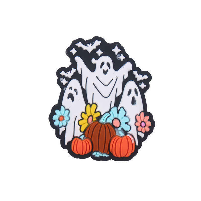 Creativo DIY artículos para bebés caricatura Halloween joyas de silicona pezón cadena de dientes molares accesorios de pulsera de goma de diente