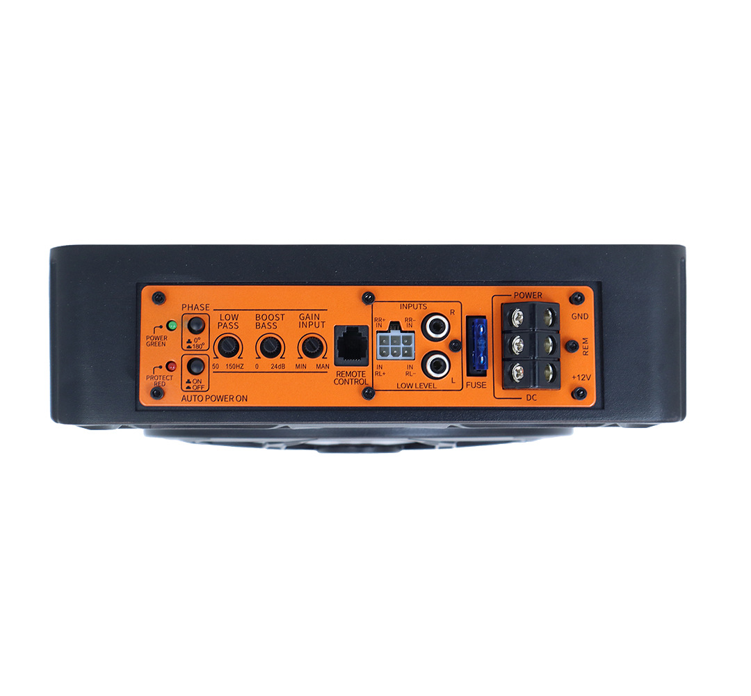 Manufacturer Wholesale Car Audio Modification Spider with Light Model 10inch Overweight 12V Active Car Ultra-Thin Subwoofer