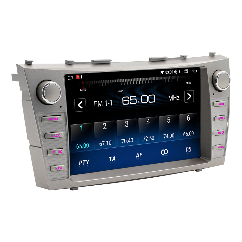 Aplicable a 06 ~ 11 Toyota Camry Fang Yitong Android navegación de gran pantalla pantalla inteligente de control central del motor del vehículo