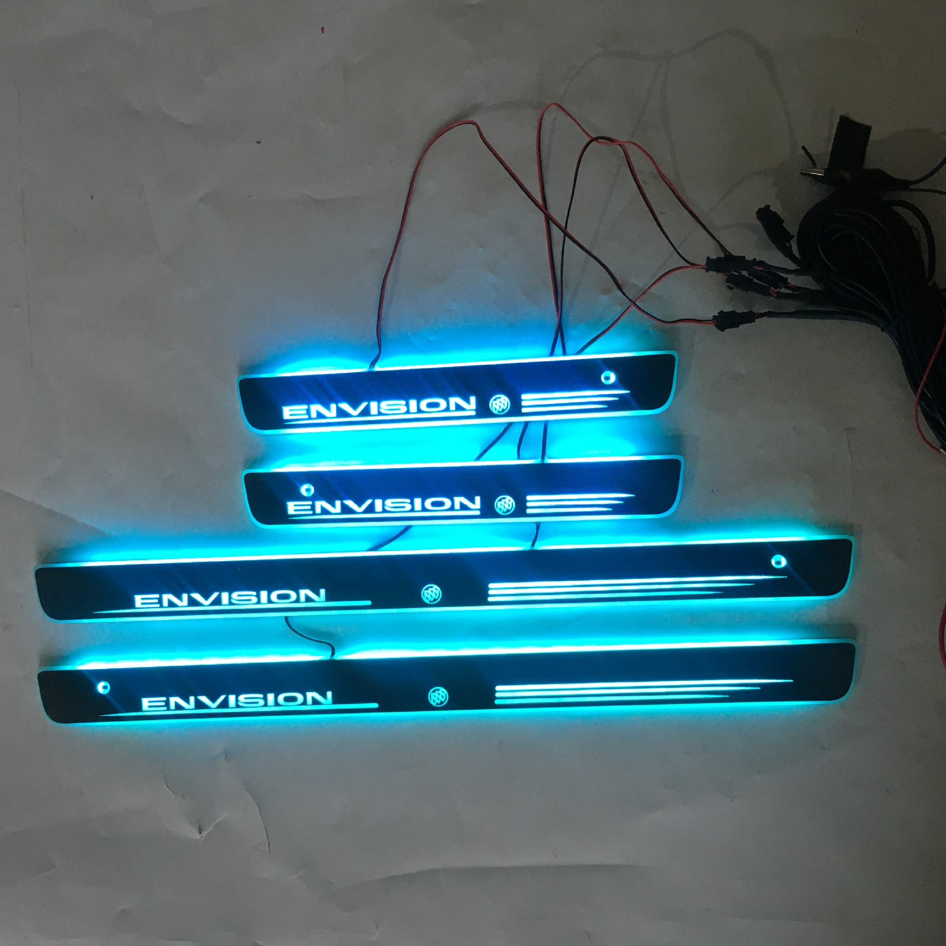 免破线红外+磁切换适用于昂克威ENVISION流光迎宾踏板LED灯门槛条