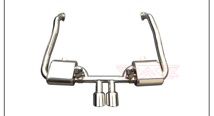 Suitable for Porsche 987 Kaman Boxster modification mach5 head section middle tail exhaust res Scorpio ipe JBOM
