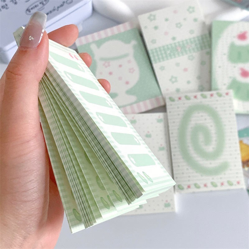韓系ins風便箋本かわいい粘りのない伝言メモ帳学生高颜値手帳素材本|undefined