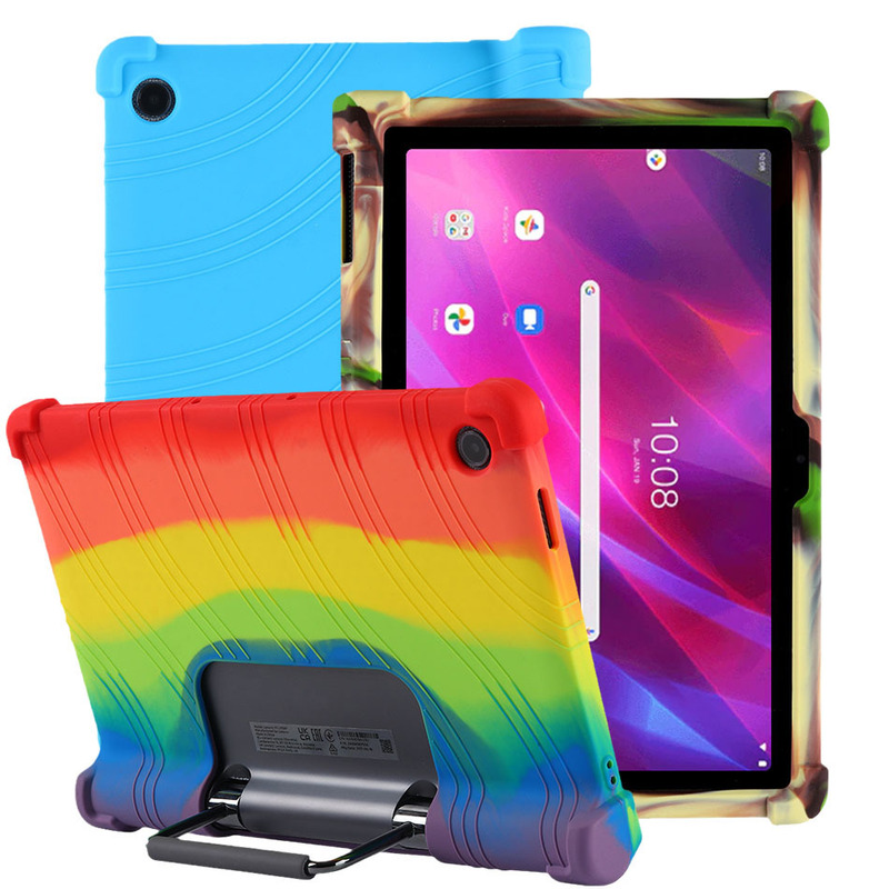Applicable to Lenovo Yoga Tab 11-inch YT-J706F protective case J706N drop-resistant silicone protective case with bracket