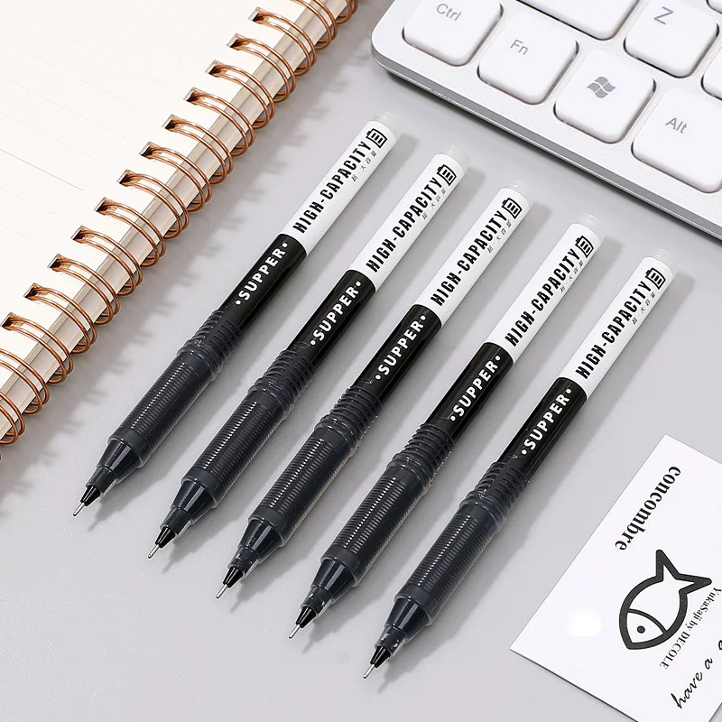 Capacious rollerball pen, black rollerball coloured pencils for students