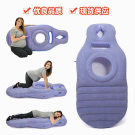 现货PVC充气孕妇垫趴睡床垫凹凸舒适孕妇O型睡觉枕头充气睡垫定制