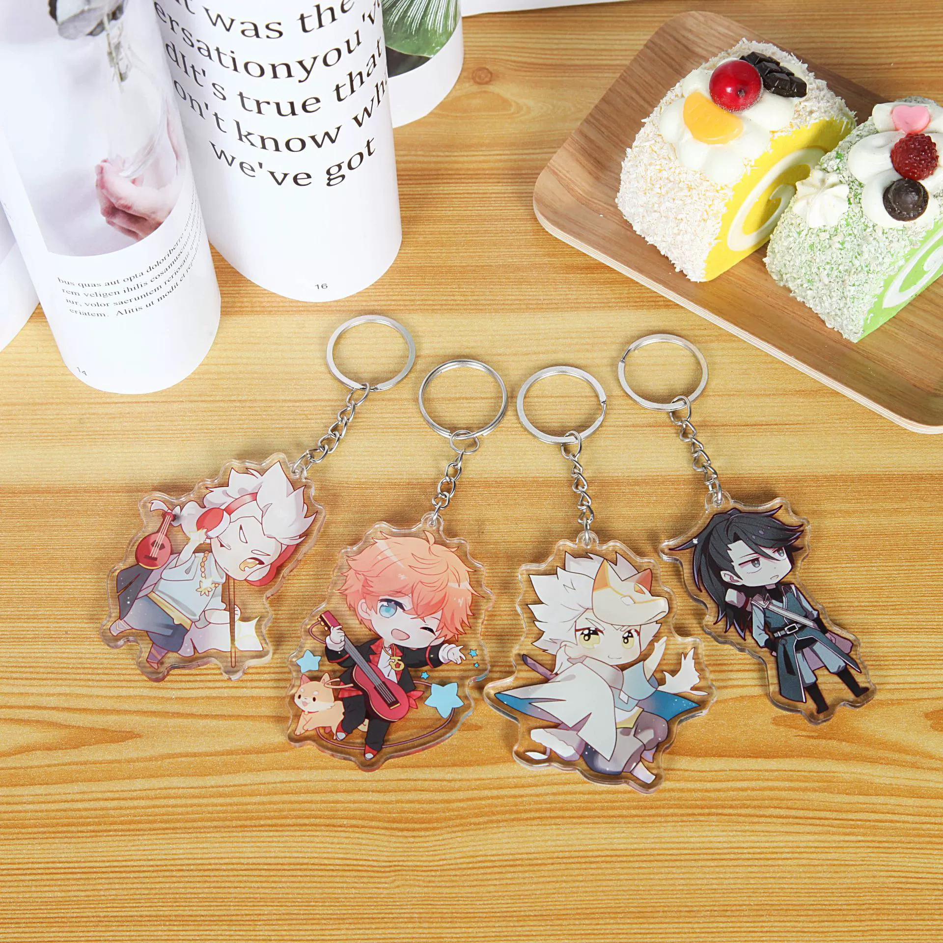 Производитель спот прозрачный акриловый брелок