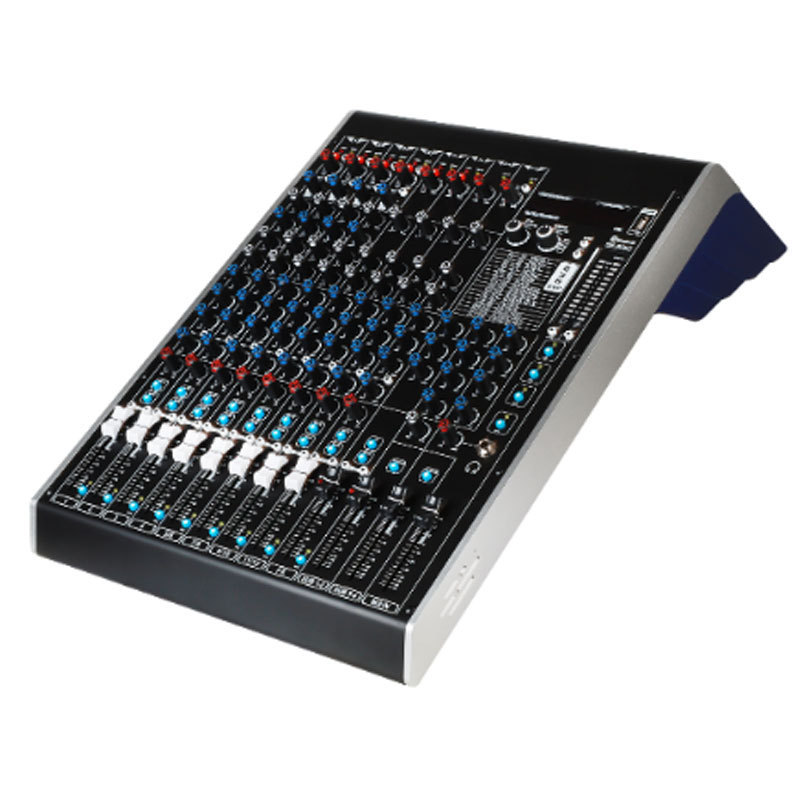 Mezclador profesional para grandes espectáculos en escenarios, bares KTV, música de fondo, Bluetooth, efectos USB, mezcla y arreglos analógicos.
