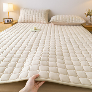 2025 New Antibacterial Four-Season Mattress Bed Protector Soft Cushion Mattress Cross-Border Temu Xiyin Aliexpress