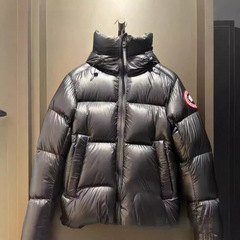 跨境新款大鹅羽绒服泡芙服男女士情侣面包服派克大衣外套包邮一件