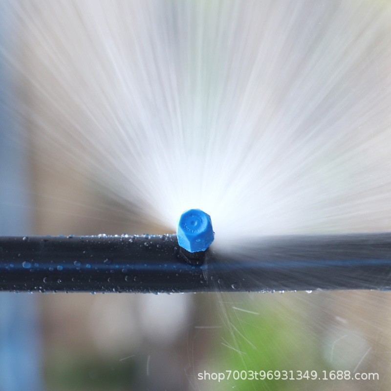 Cabecera de goteo de riego agrícola 0 - 260 litros con caudal ajustable y boquilla de compensación de presión ajustable para el riego de ahorro de agua