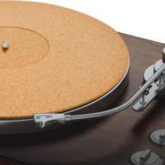 コルクレコードマットクロスボーダー人気LP黒ゴムレコードマシンマット12インチコルクレコードダンパーマット