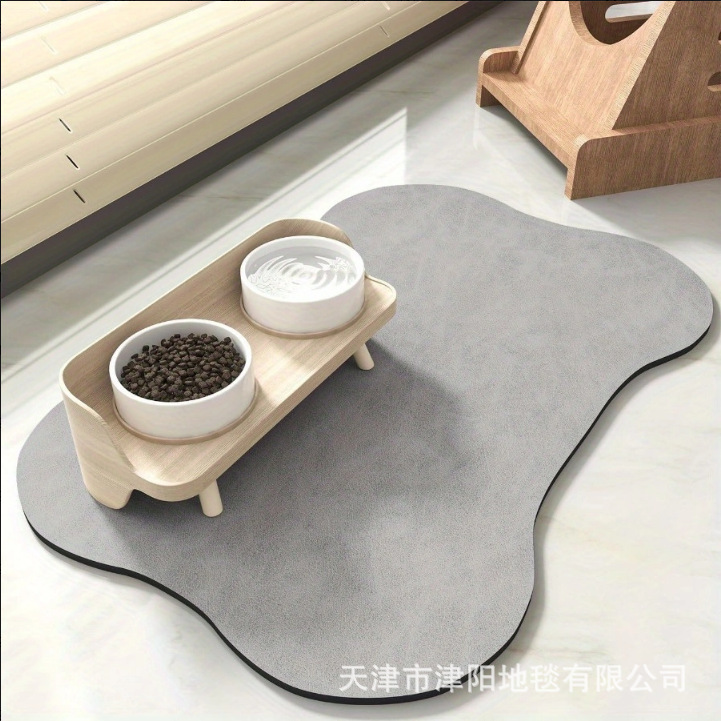 シンプルなペット給餌マット、珪藻泥、吸水性、滑り止め、汚れ防止、休憩マット、繰り返し洗濯可能、お手入れ簡単、猫と犬のマット|undefined