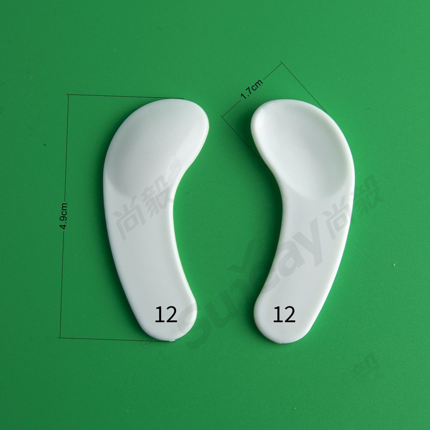 En stock maquillaje herramientas de plástico cara crema cuchara máscara cuchara recoger palillo cuchara raspado ojo crema embalaje palo moldeo por inyección cuchara