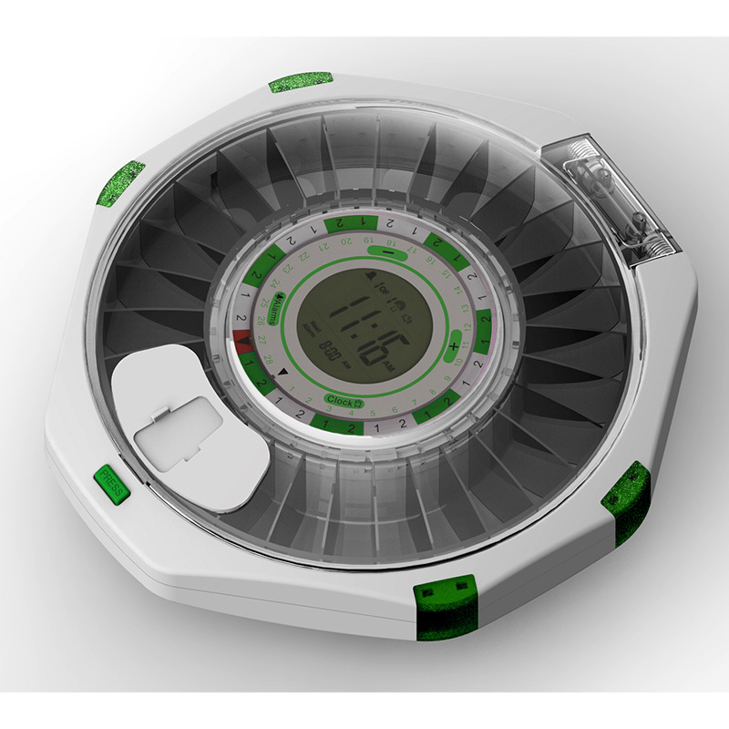 伊安新款28格P30单机版智能电子药盒 蓝牙定时闹钟老人吃药提醒器