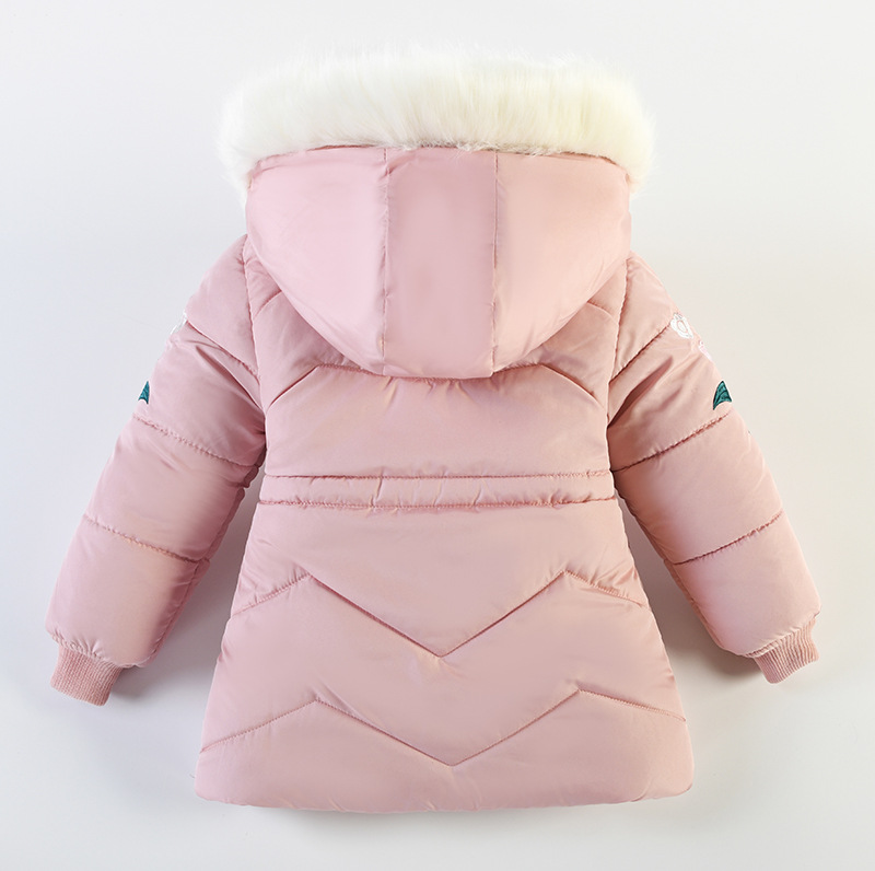 Mother & Kids New Children's Cotton Coat Girls Thickened Jacket_voghion.com