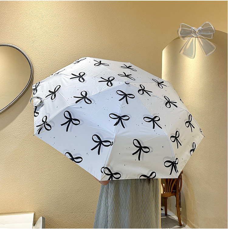 341g Weight Umbrella Home Textiles & Decor Type 50 Quantity Daily Occasion Bumping cloth, fiber, Steel Material Bow Knot Pattern All Seasons Season Simple Style Style Simple Style Bow Knot Bumping Cloth Fiber Steel Umbrella 5