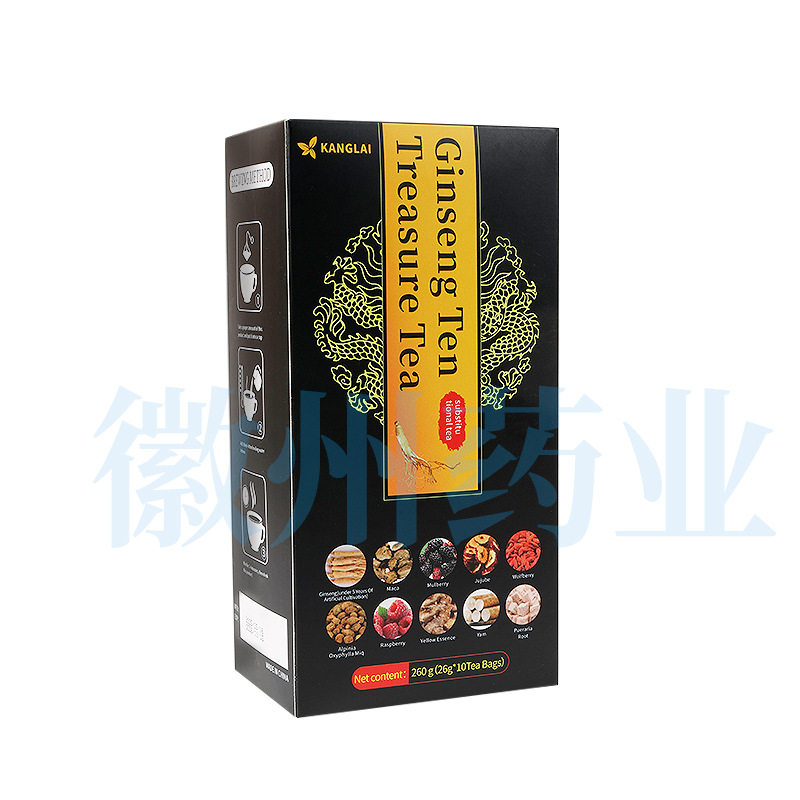 高麗人参十宝茶ティーバッグ 男女兼用漢方腎茶 高麗人参十宝茶 26包