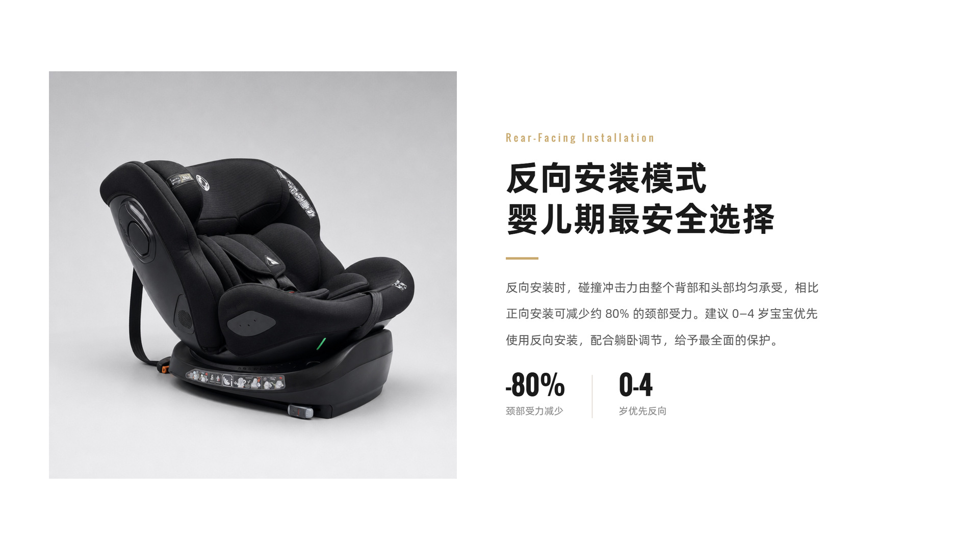 Cross-Border 0-12 Year Old Baby Isofix+Latch Dual Interface Child Car Safety Seat with One-Hand Rotation, Universal