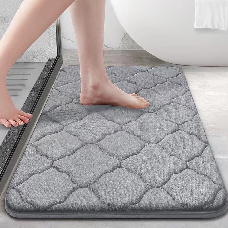 Tappeto bagno illusione 3d chenille morbido antiscivolo_voghion.com