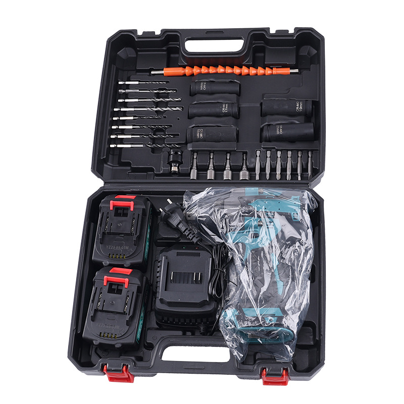 Inicio pequeña llave de impacto de torsión grande batería de litio cañón de viento eléctrico sin escobillas llave de batería de litio de impacto gran par al por mayor