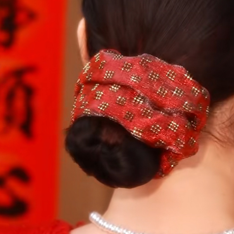 격자 무늬 빨간색