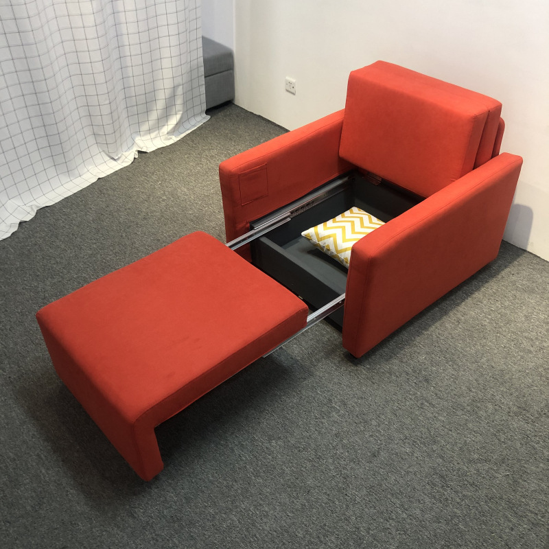 Sofá cama de una sola persona plegable pequeño estudio de la oficina almuerzo sofá silla multifunción sofá cama