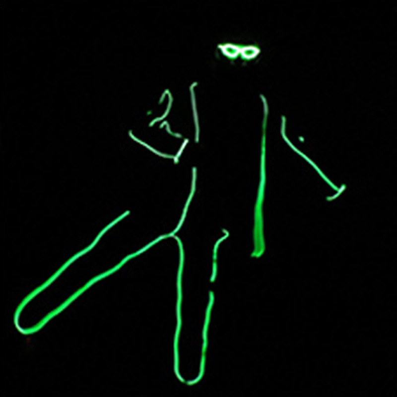 Escenario led ropa luminosa simple espectáculo de talentos ropa de actuación fluorescente bar luminoso espectáculo de discoteca accesorios de actuación