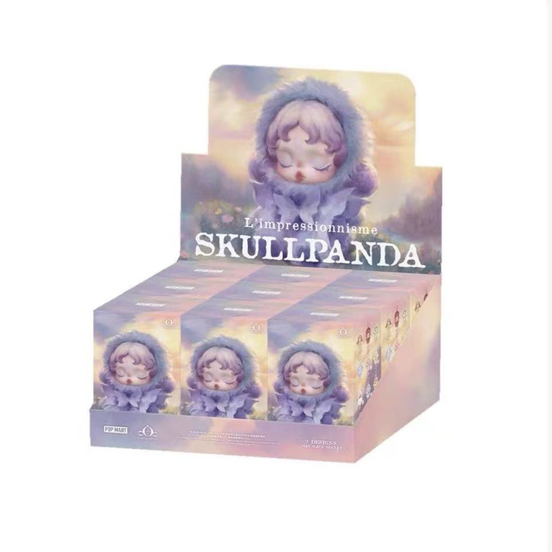 POPMART泡泡玛特 SKULL PANDA光织园系列S P二代毛绒公仔挂件盲盒|undefined
