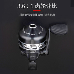 跨境廠家雙魚堡壘BL33 BL39金屬射魚輪彈弓打魚鏢複合弓路亞漁輪