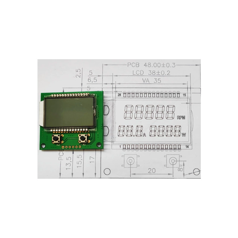 兴宇合 LCM LCD-модуль Практический инструмент питания LCD-модуль дисплей настройка LCD LCD-модуль