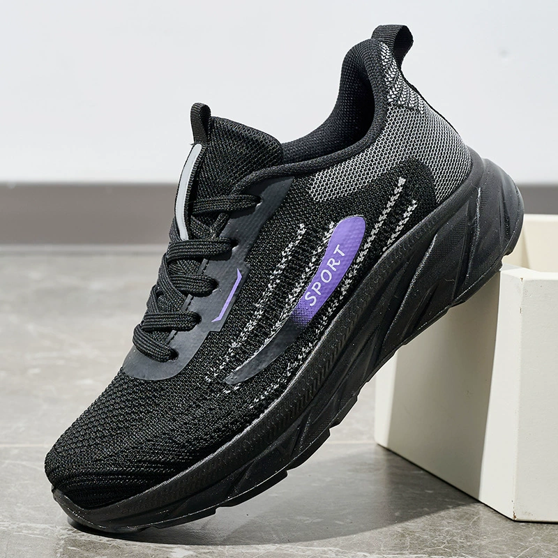 Трансграничная тонкая рыбья шелковая нить летающая обувь для внешней торговли мягкая пара повседневная спортивная обувь 2025 новая весна и лето мужская и женская обувь