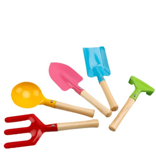 Children's shovel beach toy playing sand digging sand bucket shovel set playing in the sea outdoor gardening digging tools