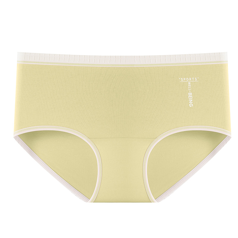 60 bragas de la serie de colores de contraste de algodón puro 9A antibacteriano 100% puro algodón entrepierna alta elástica transpirable calzoncillos de cintura media para niñas