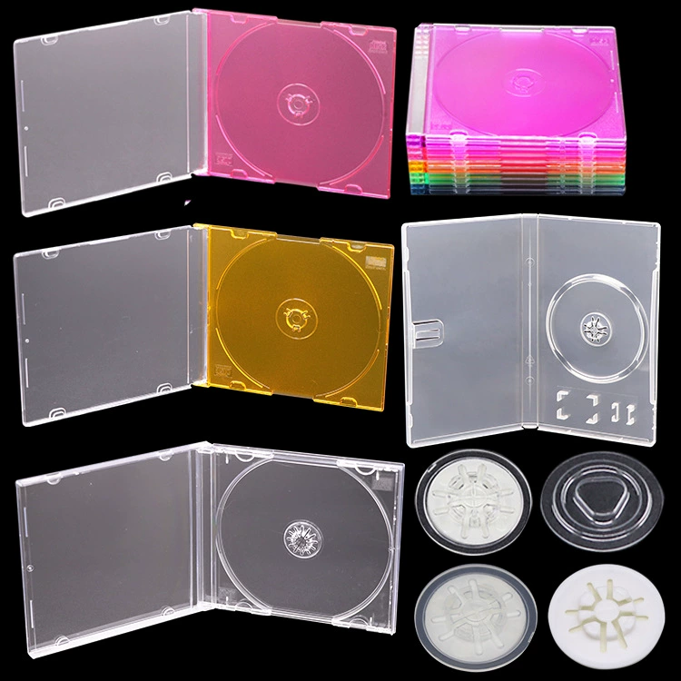 Прозрачный бокс для хранения PS CD DVD, музыкальный альбом, CD, CD, пластиковый бокс для VCD-дисков, сердечник для CD
