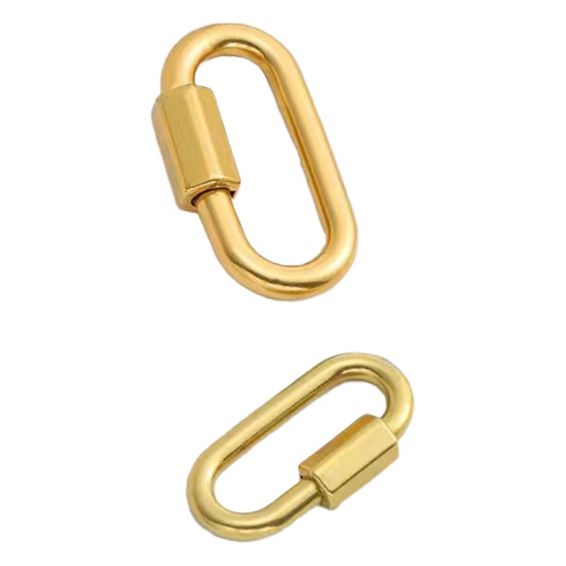 Presbyopic box chain bag hardware spring adjustable buckle bag buckle accessories metal extension ring buckle single buy