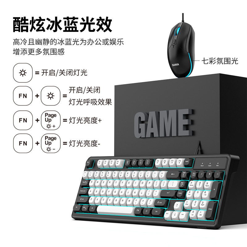 PreSon? Actually the input: " Keyboard, mouse, set for office, business version"
