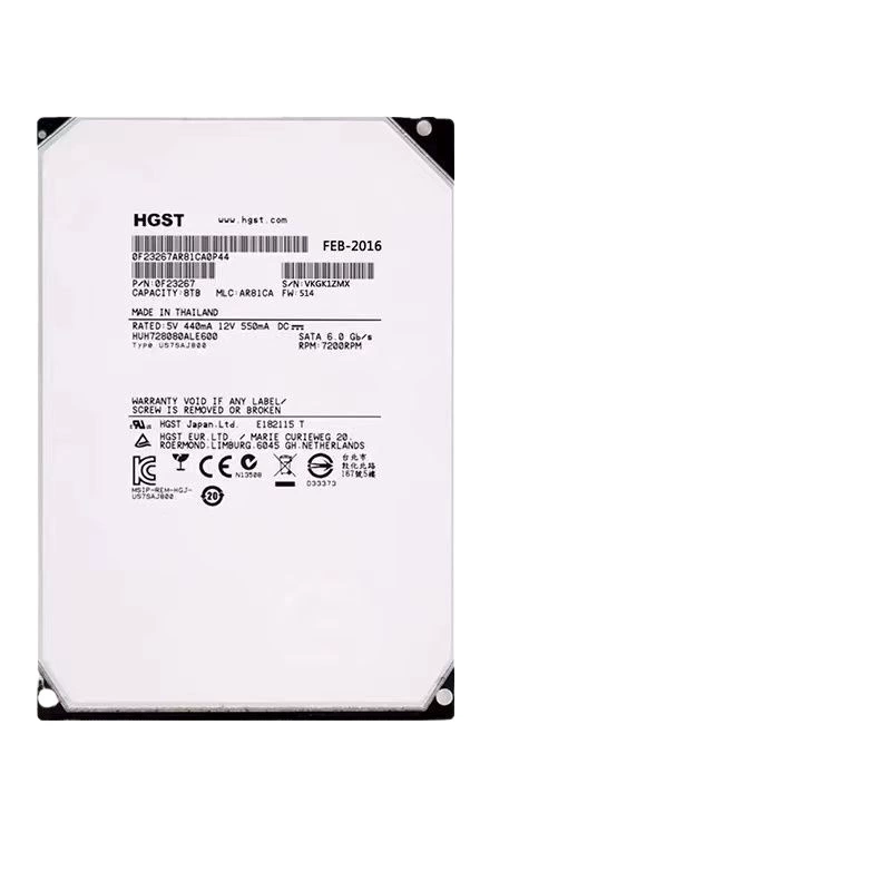 Жесткий диск корпоративного класса Hitachi 3T/4T/6T/8T/10T механический для настольного ПК, видеорегистратора, настройки песен, NAS