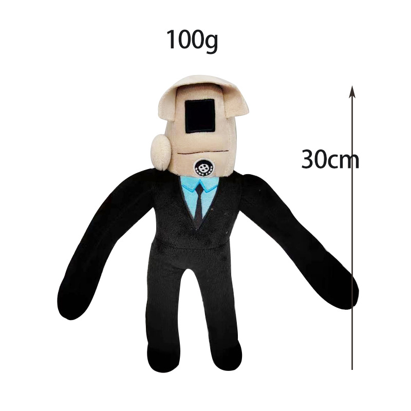 Cross-border Skibidi aseo persona Speakerman jefes Persona de audio relleno muñeca lote. Cabello