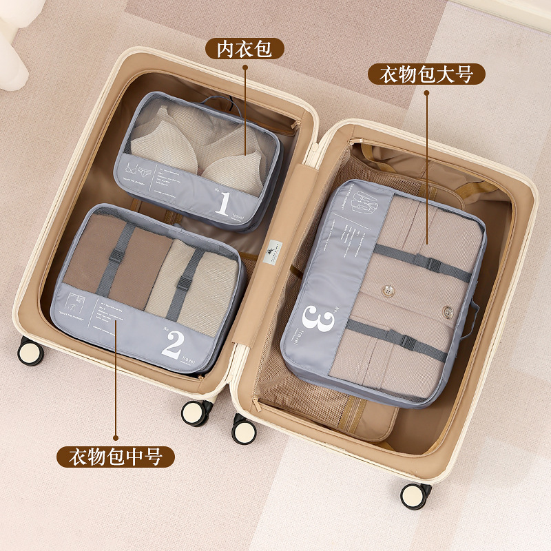 Bolsa de almacenamiento de viaje equipaje ropa organizador bolsa de viaje sub-embalaje bolsa de ropa interior Portátil Bolsa de almacenamiento de viaje de negocios