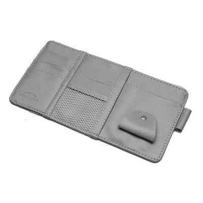 Car Glasses Clip/Bill Clip Holder Storage Bag Document Holder