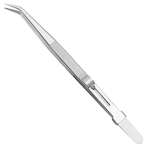 Stainless Steel Tweezers Multipurpose Tweezers Jewelry Clamping Tools Gem Clips Diamond Jewelry Tweezers