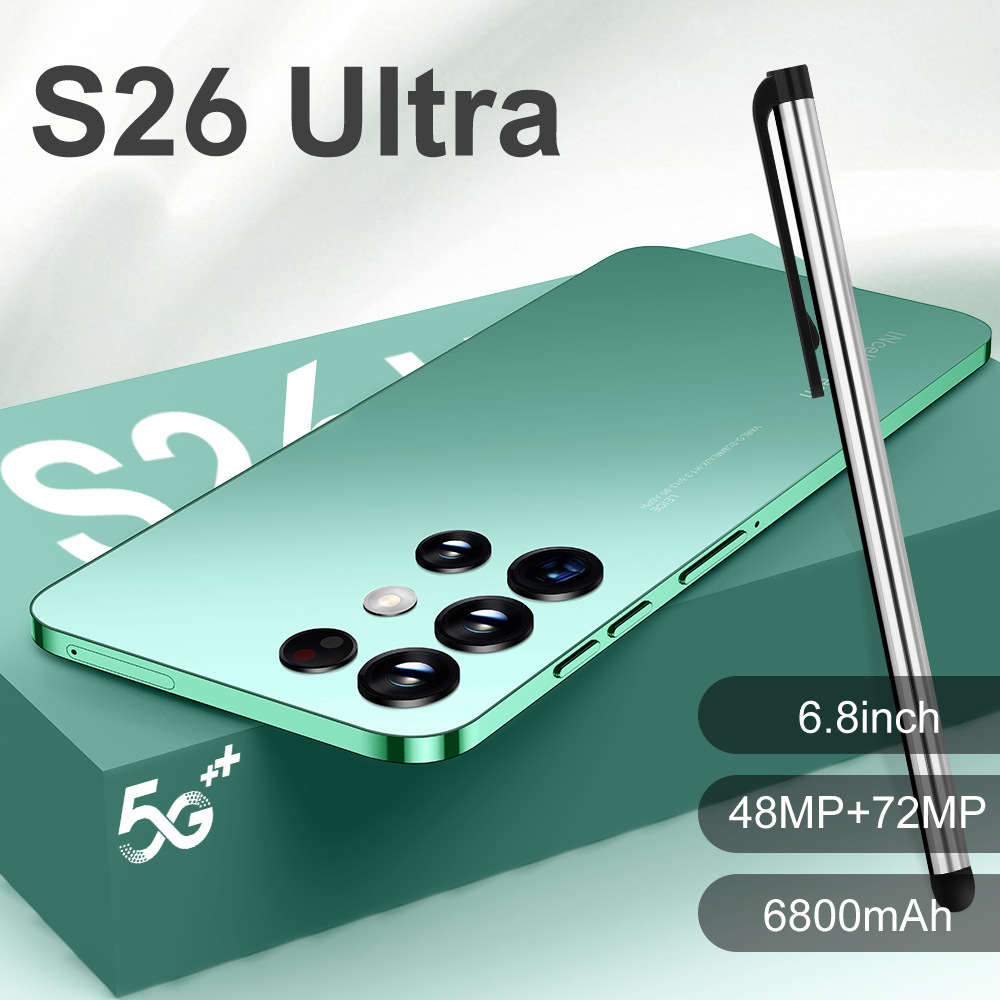 跨境热销S26 Ultra+智能手机16+1T安卓6.8英寸大屏手机源头厂家