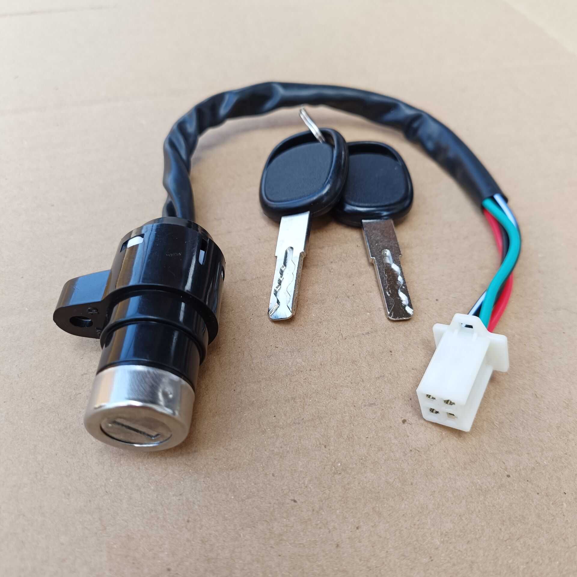 Three-Wheel Motorcycle Accessories Jialing 70 Dayang Dy90 Electric Ignition Switch 4-Wire Electric Lock