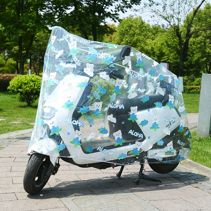 Electric car, raincoat, handheld cartoon cute universal dust cover, increased thickness